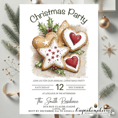 christmas party invitations