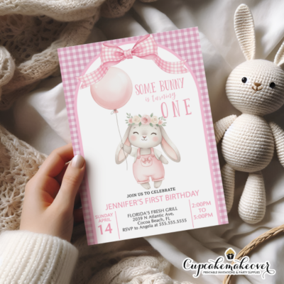 printable bunny invitations custom bunny birthday invites kids bunny birthday invites