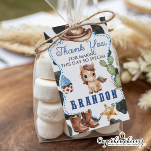 rodeo birthday decor kids cowboy party cowboy party favors western birthday first rodeo decor cowboy printable personalized label