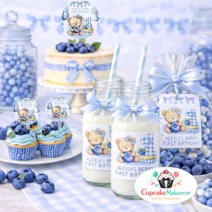 ittle blueberry first birthday theme blueberry first birthday party ideas blueberry birthday party decorations blue little blueberry birthday party decor blueberry themed first birthday setup blueberry birthday dessert table ideas blueberry birthday party supplies printable blueberry first birthday decorations set