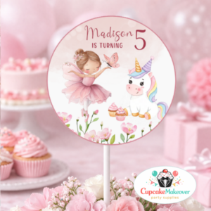 ballerina birthday unicorn party ballerina unicorn personalized favor bag birthday favor bags girl birthday party princess party favors