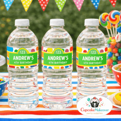 sesame street bottle labels